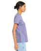Bella + Canvas Ladies' Relaxed Jersey Short-Sleeve T-Shirt dark lavender ModelSide