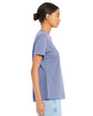 Bella + Canvas Ladies' Relaxed Jersey Short-Sleeve T-Shirt LAVENDER BLUE ModelSide