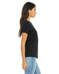 Bella + Canvas Ladies' Relaxed Jersey Short-Sleeve T-Shirt VINTAGE BLACK ModelSide