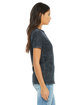 Bella + Canvas Ladies' Relaxed Jersey Short-Sleeve T-Shirt BLK MINERAL WASH ModelSide