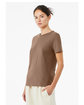 Bella + Canvas Ladies' Relaxed Jersey Short-Sleeve T-Shirt vintage brown ModelSide