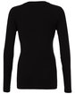 Bella + Canvas Ladies' Relaxed Jersey Long-Sleeve T-Shirt BLACK FlatBack
