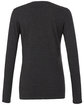 Bella + Canvas Ladies' Relaxed Jersey Long-Sleeve T-Shirt DARK GRY HEATHER FlatBack