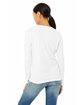 Bella + Canvas Ladies' Jersey Long-Sleeve T-Shirt white ModelBack
