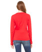 Bella + Canvas Ladies' Jersey Long-Sleeve T-Shirt red ModelBack