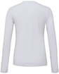 Bella + Canvas Ladies' Jersey Long-Sleeve T-Shirt white FlatBack