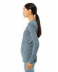 Bella + Canvas Ladies' Jersey Long-Sleeve T-Shirt heather slate ModelSide