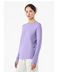 Bella + Canvas Ladies' Jersey Long-Sleeve T-Shirt dark lavender ModelSide