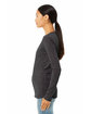 Bella + Canvas Ladies' Jersey Long-Sleeve T-Shirt dark gry heather ModelSide