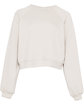 Bella + Canvas Ladies' Raglan Pullover Fleece vintage white OFFront