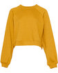 Bella + Canvas Ladies' Raglan Pullover Fleece heather mustard OFFront
