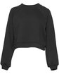 Bella + Canvas Ladies' Raglan Pullover Fleece dark grey OFFront