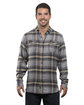 Burnside Men's Plaid Flannel Shirt  