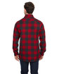 Burnside Woven Plaid Flannel With Biased Pocket red/ h black ModelBack