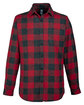 Burnside Woven Plaid Flannel With Biased Pocket red/ h black OFFront