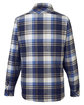Burnside Woven Plaid Flannel With Biased Pocket blue/ ecru OFBack