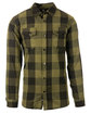 Burnside Men's Snap-Front Flannel Shirt  