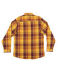 Burnside Men's Perfect Flannel Work Shirt cardinal/ gold ModelBack