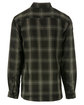 Burnside Men's Perfect Flannel Work Shirt black/ army ModelBack