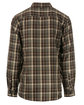 Burnside Men's Perfect Flannel Work Shirt grey/ ecru ModelBack