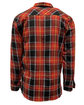 Burnside Men's Perfect Flannel Work Shirt fire red/ black ModelBack