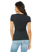 Bella + Canvas Ladies' Triblend Short-Sleeve T-Shirt char blk triblnd ModelBack