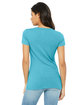 Bella + Canvas Ladies' Triblend Short-Sleeve T-Shirt AQUA TRIBLEND ModelBack