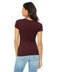 Bella + Canvas Ladies' Triblend Short-Sleeve T-Shirt maroon triblend ModelBack