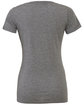 Bella + Canvas Ladies' Triblend Short-Sleeve T-Shirt GREY TRIBLEND FlatBack