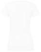 Bella + Canvas Ladies' Triblend Short-Sleeve T-Shirt solid wht trblnd FlatBack