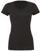 Bella + Canvas Ladies' Triblend Short-Sleeve T-Shirt char blk triblnd FlatFront