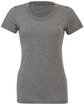 Bella + Canvas Ladies' Triblend Short-Sleeve T-Shirt grey triblend FlatFront