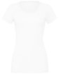 Bella + Canvas Ladies' Triblend Short-Sleeve T-Shirt solid wht trblnd FlatFront