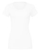 Bella + Canvas Ladies' Triblend Short-Sleeve T-Shirt solid wht trblnd OFFront