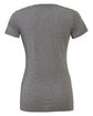Bella + Canvas Ladies' Triblend Short-Sleeve T-Shirt grey triblend OFBack