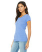 Bella + Canvas Ladies' Triblend Short-Sleeve T-Shirt blue triblend ModelQrt