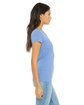 Bella + Canvas Ladies' Triblend Short-Sleeve T-Shirt blue triblend ModelSide