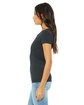 Bella + Canvas Ladies' Triblend Short-Sleeve T-Shirt char blk triblnd ModelSide
