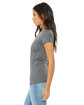 Bella + Canvas Ladies' Triblend Short-Sleeve T-Shirt grey triblend ModelSide