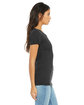 Bella + Canvas Ladies' Triblend Short-Sleeve T-Shirt SLD DK GRY TRBLN ModelSide