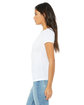 Bella + Canvas Ladies' Triblend Short-Sleeve T-Shirt solid wht trblnd ModelSide