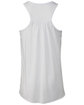 Bella + Canvas Youth Flowy Racerback Tank WHITE OFBack