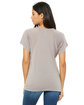 Bella + Canvas Ladies' Flowy Raglan T-Shirt pebble ModelBack