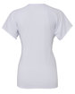 Bella + Canvas Ladies' Flowy Raglan T-Shirt white FlatBack