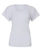 Bella + Canvas Ladies' Flowy Raglan T-Shirt white FlatFront