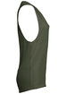 Bella + Canvas Ladies' Flowy Scoop Muscle Tank MILITARY GREEN OFSide