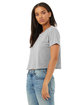 Bella + Canvas Ladies' Flowy Cropped T-Shirt  ModelQrt
