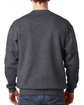 Bayside Adult 9.5 oz., 80/20 Heavyweight Crewneck Sweatshirt CHARCOAL HTHR ModelBack