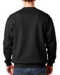 Bayside Adult 9.5 oz., 80/20 Heavyweight Crewneck Sweatshirt black ModelBack