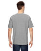 Bayside Unisex Union-Made T-Shirt dark ash ModelBack